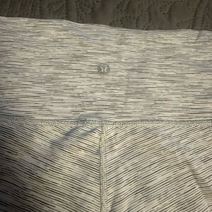 SOLD
Lululemon Athletica Light Gray Striped Leggings